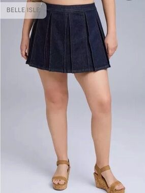 NWT Torrid - Belle Isle Denim Skort